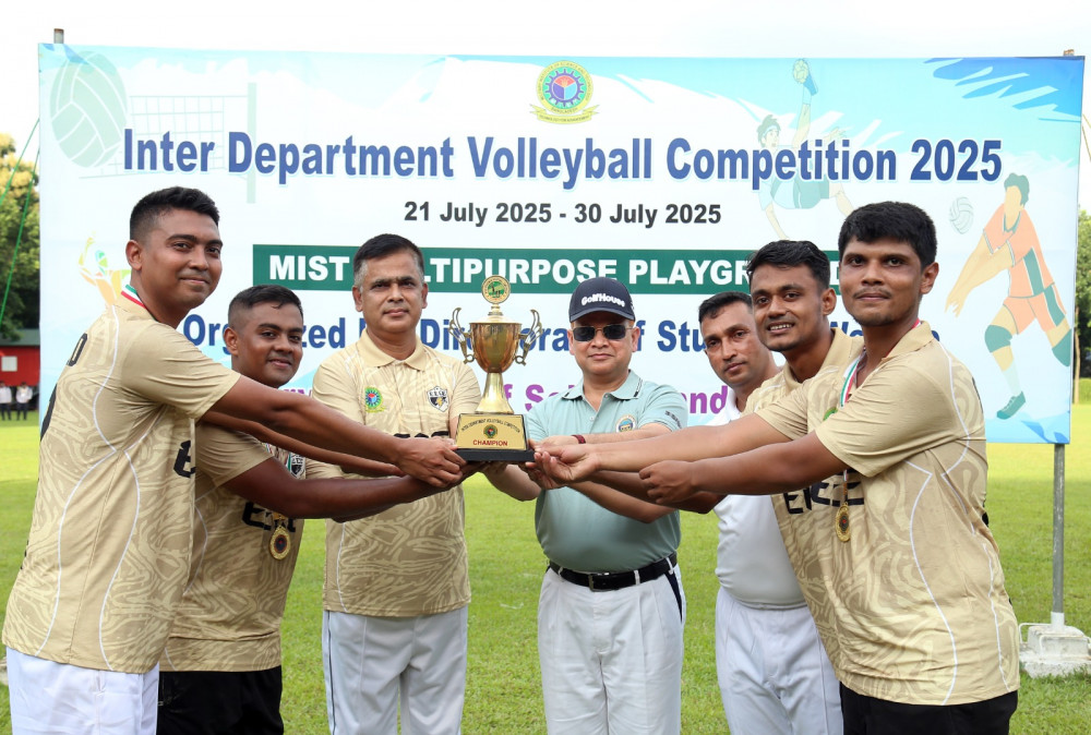 Champion in Inter-Department Volleyball Competition 2025
